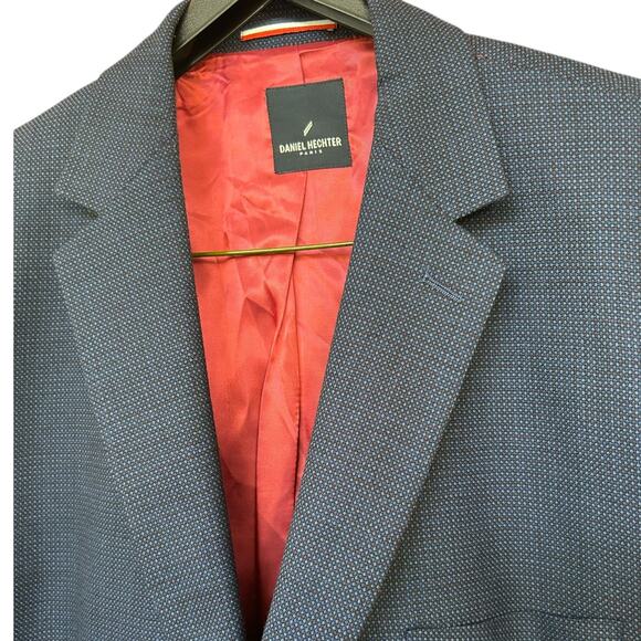 Daniel Hechter Paris Men's 100% Wool Sport Coat Size 48R Nordstrom - Picture 3 of 8